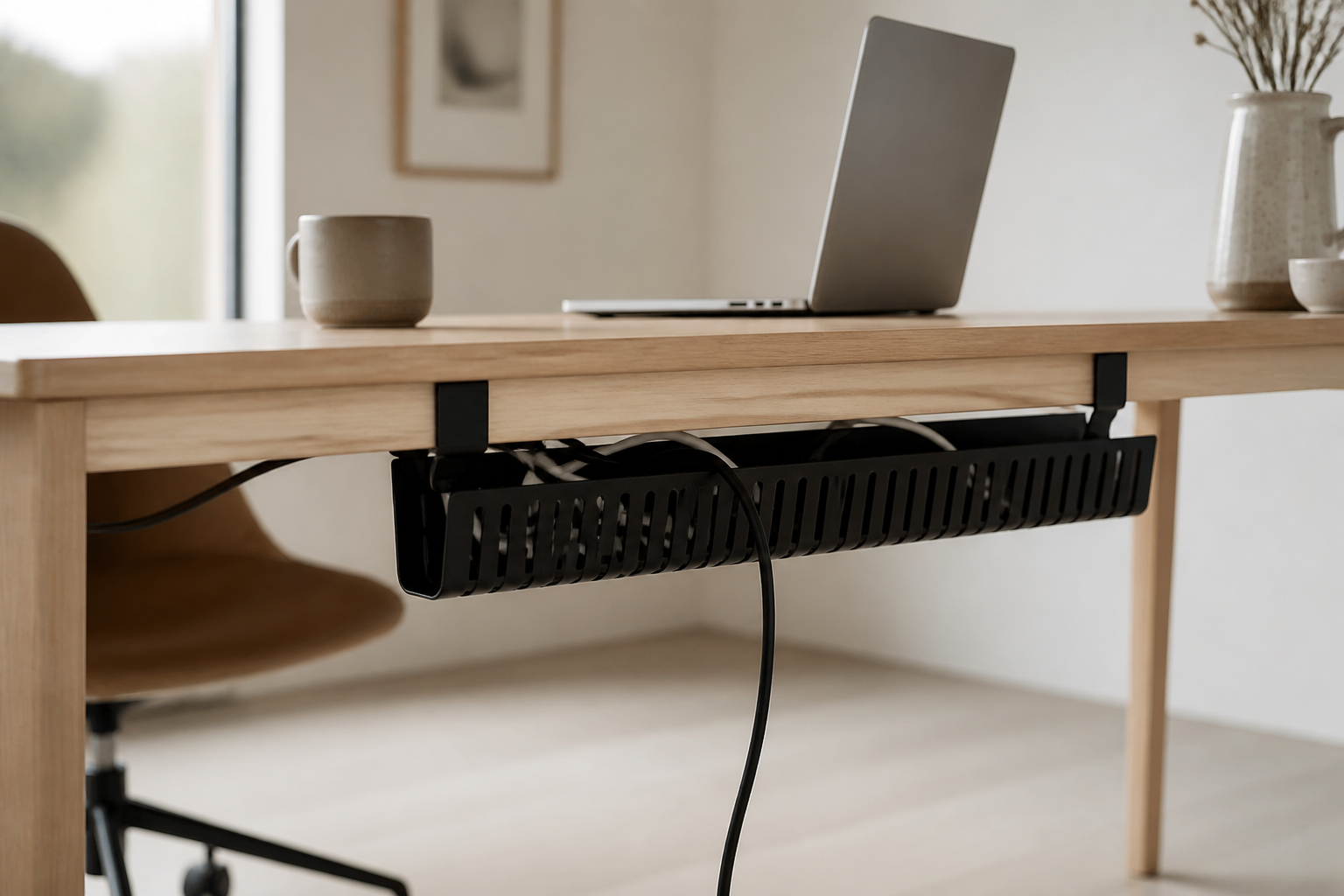 5 kabelmanagement-oplossingen voor je bureau zonder boren: welke koop je?