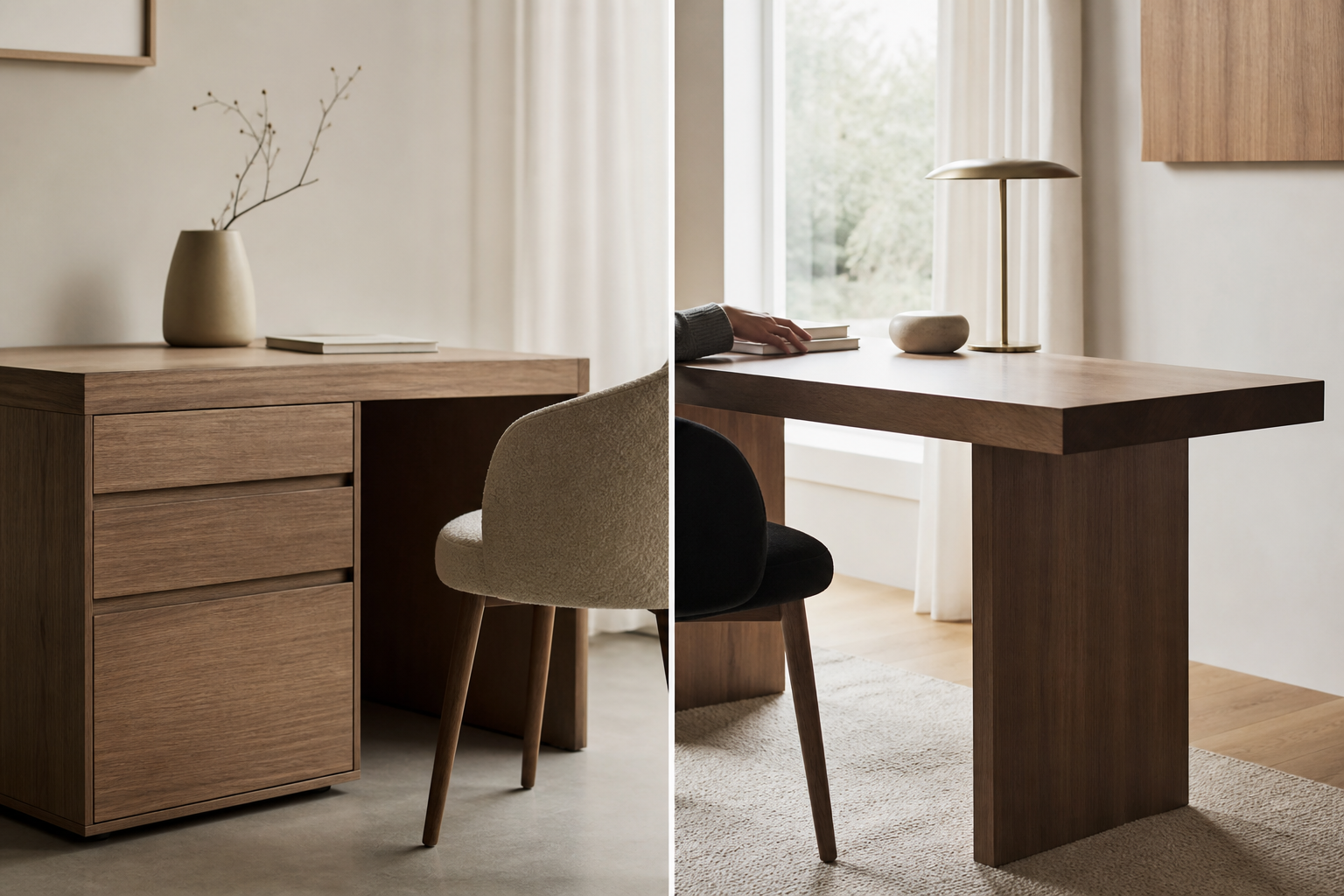 Bureau met lades of zonder? Ontdek wat het beste is voor jouw behoeften