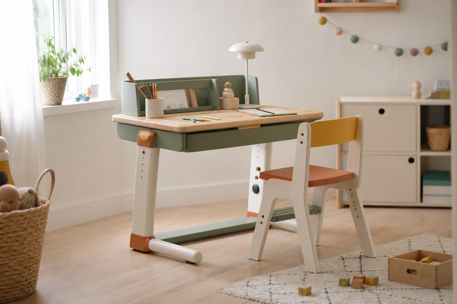Bureau voor de kinderkamer: zo kies je eentje die 5 jaar meegaat