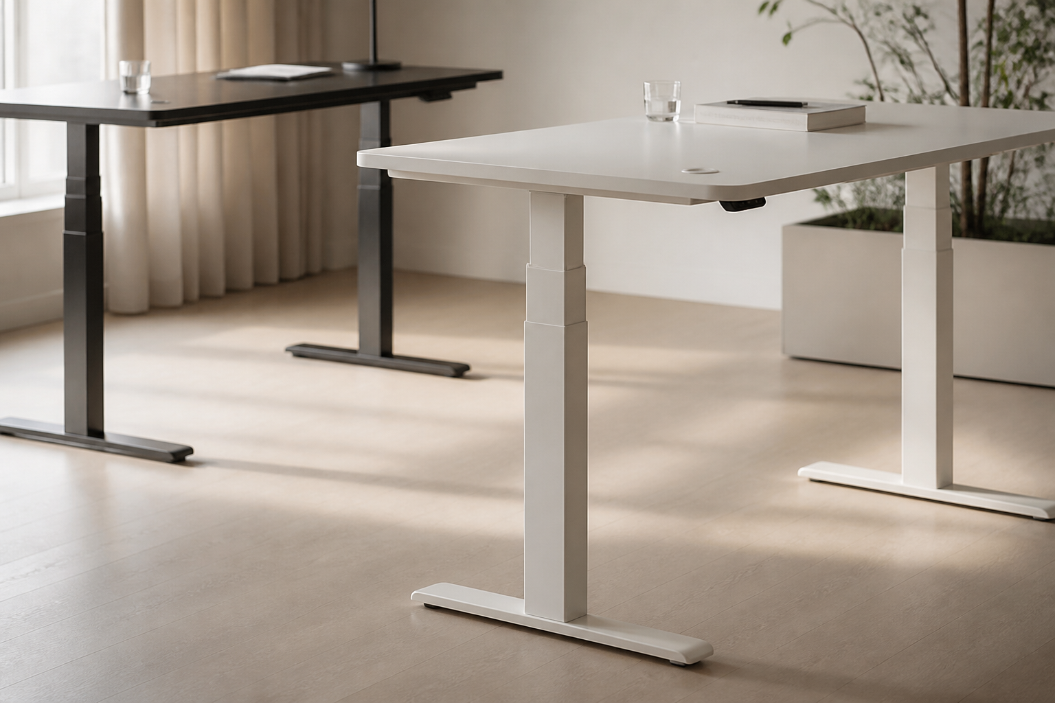 FlexiSpot E7 vs E8: welk verstelbaar bureau past bij jouw werkhouding?