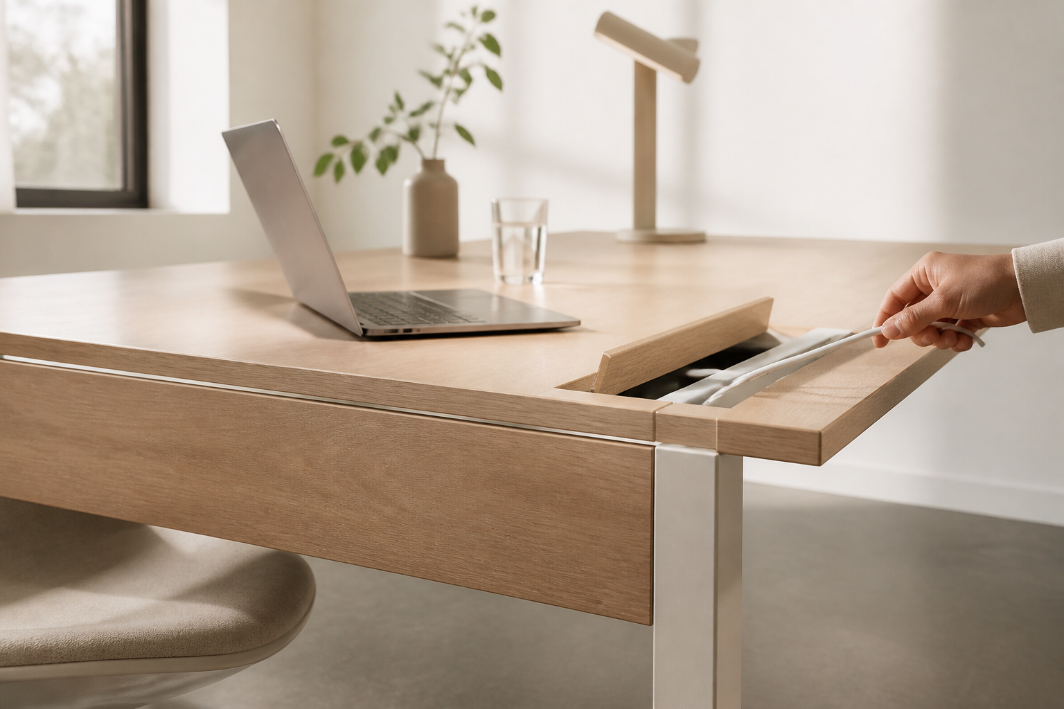 Kabelgoot of kabeldoorvoer: welke bureau-optie koop je?