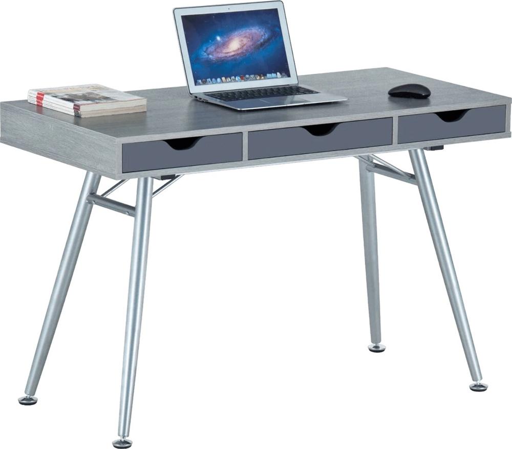Modern Bureau Houten Bovenblad Metalen Poten Laptop Muis Boeken