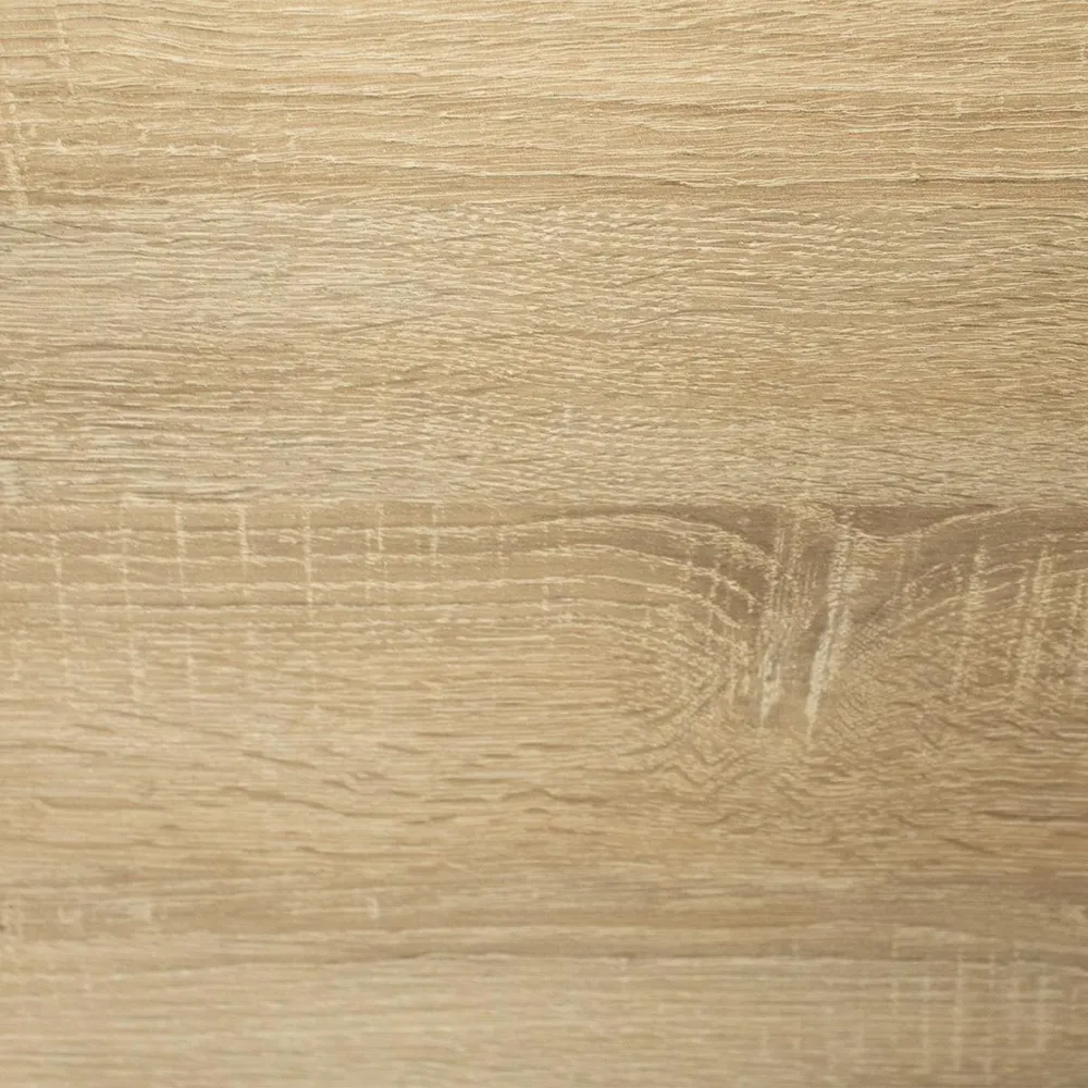 Mrc Pro Zit Sta Bureau Elektrisch Verstelbaar Midden Eiken Blad Zwart Frame Detail Oppervlak