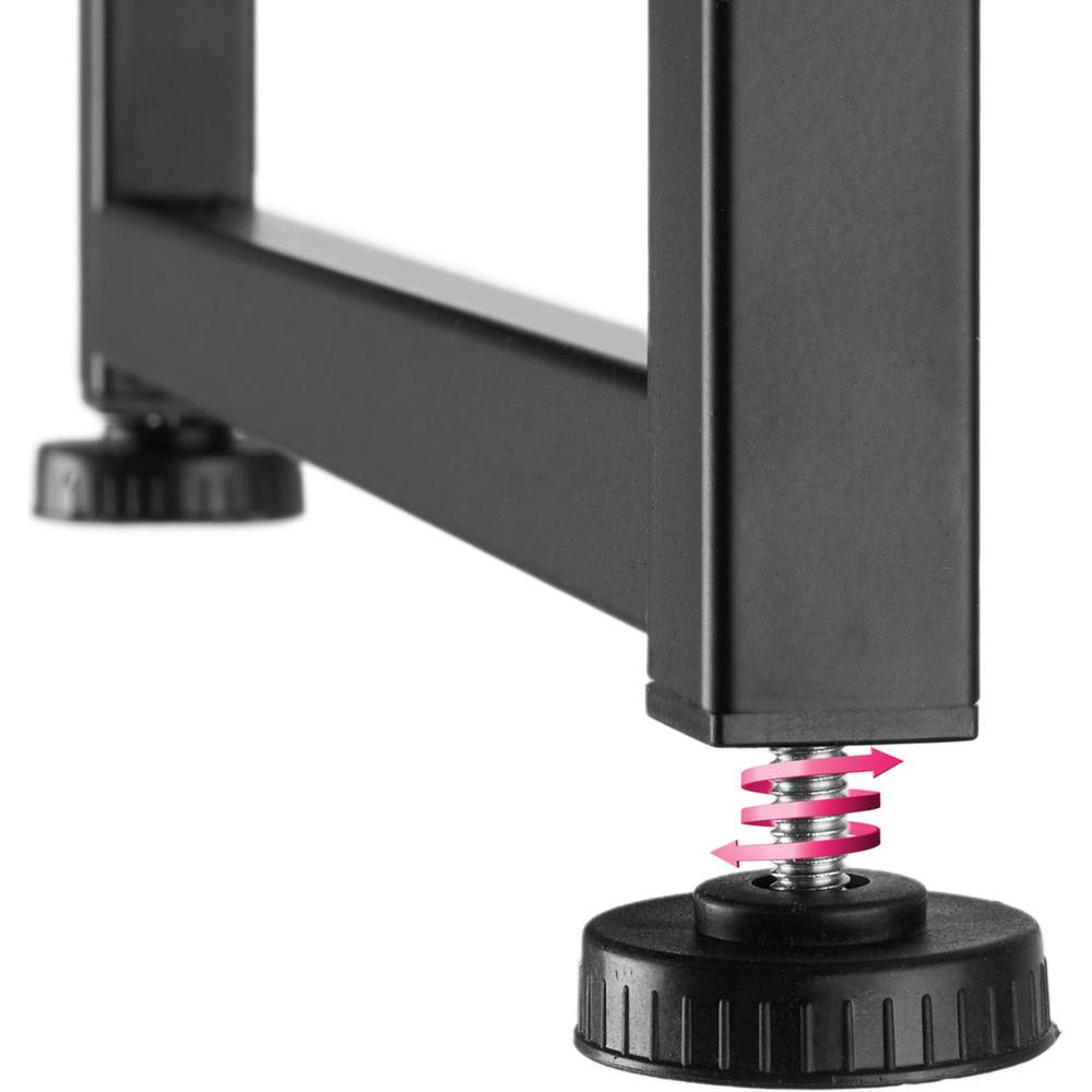 Verstelbare Meubelpoot Zwarte Schroefring En Veer